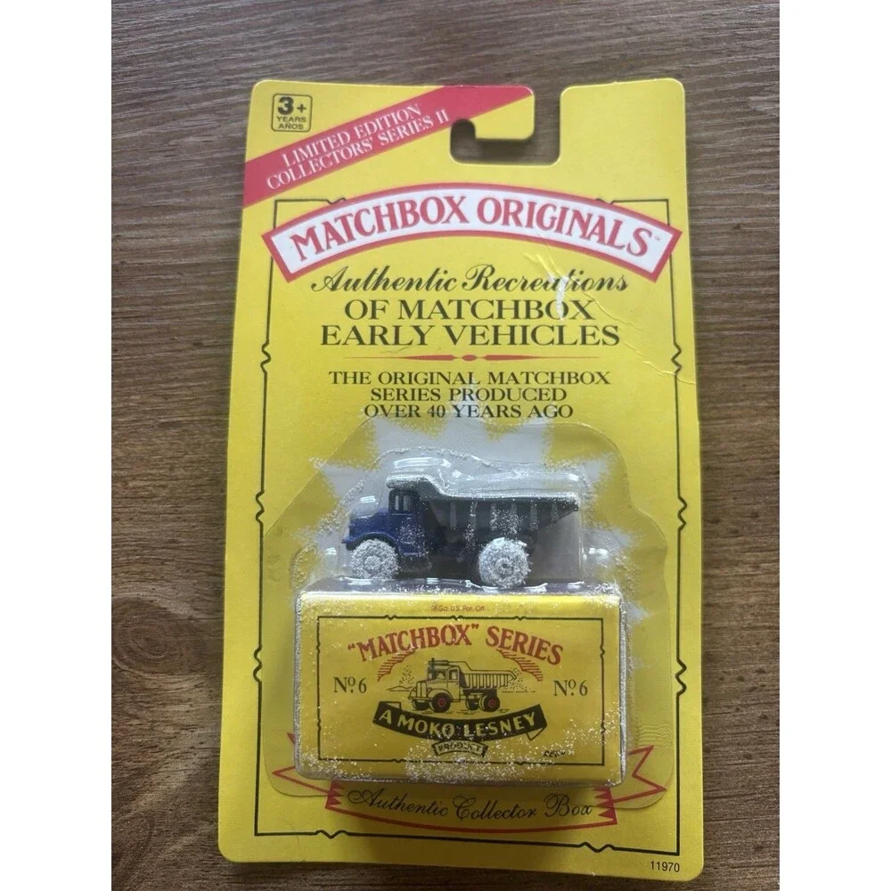 Matchbox Originals No. 6 Euclid Dump Truck Collector Series II MOC Lesney